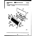 White-Westinghouse LA415LXD1 console and control parts diagram