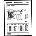 White-Westinghouse LA415LXD1 washer and miscellaneous parts diagram