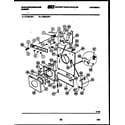 White-Westinghouse LT250LXW1 console, control and door parts diagram