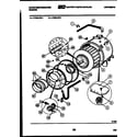 White-Westinghouse LT250LXW1 tub and component parts diagram