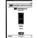 White-Westinghouse GB222LM0 cover page diagram