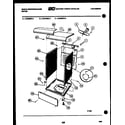 White-Westinghouse DC600EXW3 cabinet parts diagram