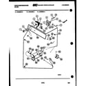 White-Westinghouse DC600EXW3 console and control parts diagram