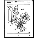 White-Westinghouse RTG120GCW2A cabinet parts diagram