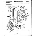 White-Westinghouse RTG120GCW2A system and automatic defrost parts diagram