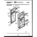 White-Westinghouse RTG143GCF2A door parts diagram