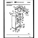 White-Westinghouse RTG143GCF2A cabinet parts diagram
