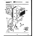 White-Westinghouse RTG143GCF2A system and automatic defrost parts diagram