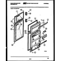 White-Westinghouse RTG153HCD2A door parts diagram