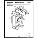 White-Westinghouse RTG174GCD3A cabinet parts diagram