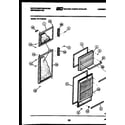 White-Westinghouse RT171MCW0 door parts diagram