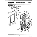 White-Westinghouse RT177MCH0 door parts diagram