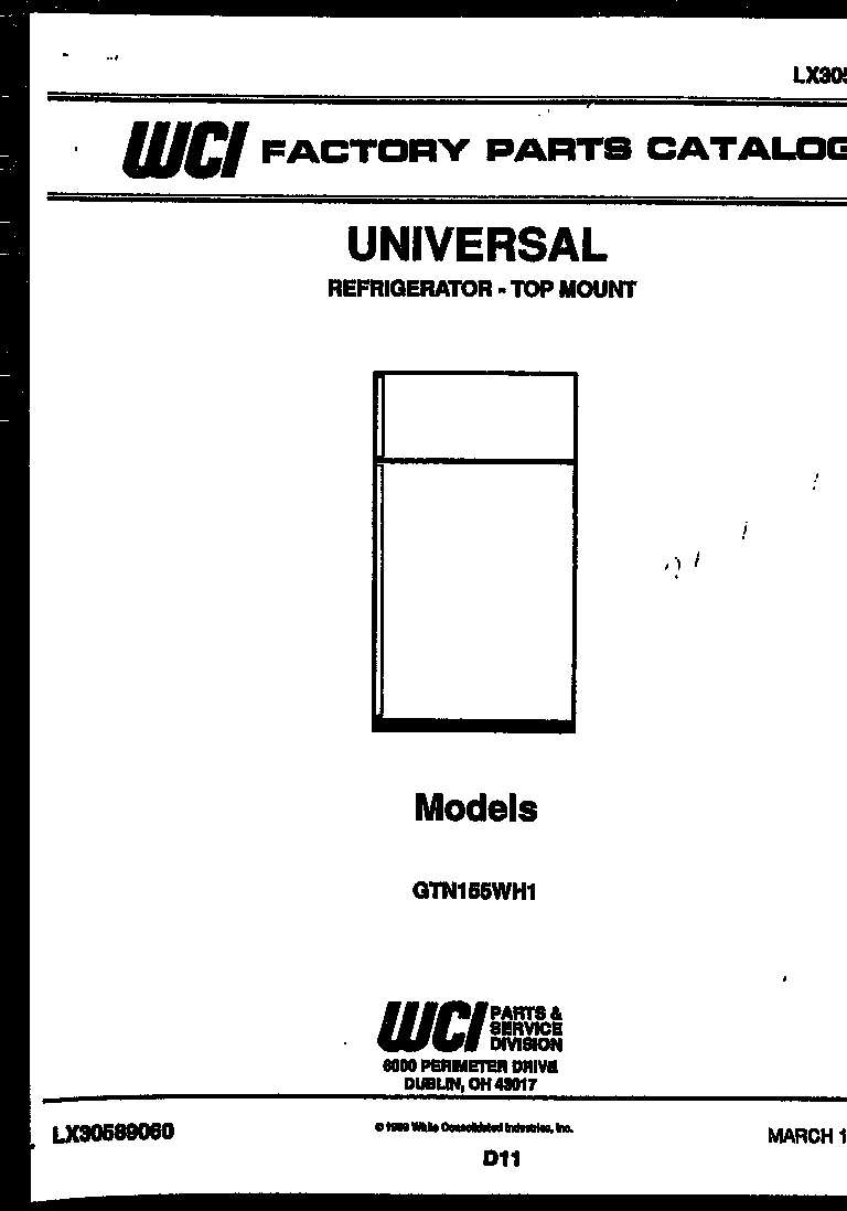 Gibson GTN155AH1 cover page diagram