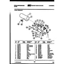 White-Westinghouse DG250KXW2 burner, igniter and valve diagram