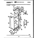 White-Westinghouse RT219MCH0 cabinet parts diagram