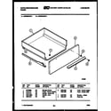 White-Westinghouse GF980KXD3 drawer parts diagram
