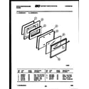 White-Westinghouse GF980KXD3 door parts diagram