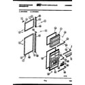 White-Westinghouse RT217MCH0 door parts diagram