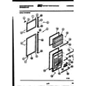 White-Westinghouse RT215MCW2 door parts diagram