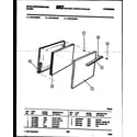 White-Westinghouse KF214KDW1 door parts diagram