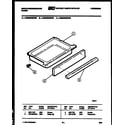 White-Westinghouse KS540GDW2 drawer parts diagram