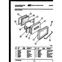 White-Westinghouse KF450GDV7 door parts diagram