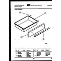 White-Westinghouse KF450GDV7 drawer parts diagram