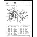 White-Westinghouse KS220GDD2 door parts diagram