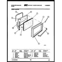 White-Westinghouse KF400GDH5 door parts diagram