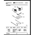 White-Westinghouse KF400GDH5 broiler parts diagram