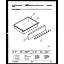 White-Westinghouse KF400GDH5 drawer parts diagram