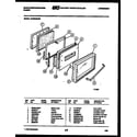 White-Westinghouse KF560GDW6 door parts diagram