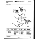 White-Westinghouse KF560GDW6 broiler parts diagram