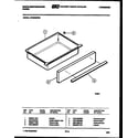 White-Westinghouse KF560GDW6 drawer parts diagram