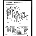 White-Westinghouse KF520GDD5 door parts diagram