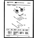 White-Westinghouse KF520GDD5 broiler parts diagram