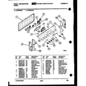 White-Westinghouse KF460GDH6 control panel diagram