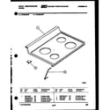 White-Westinghouse KF460GDH6 cooktop parts diagram