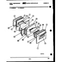 White-Westinghouse KF460GDH6 door parts diagram