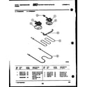 White-Westinghouse KF460GDH6 broiler parts diagram
