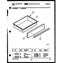 White-Westinghouse KF460GDH6 drawer parts diagram