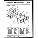 White-Westinghouse GF830HXD7 backguard diagram