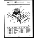 White-Westinghouse GF830HXD7 broiler drawer parts diagram