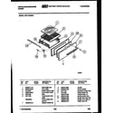 White-Westinghouse PGF716HXW4 broiler drawer parts diagram