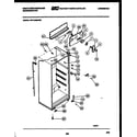 White-Westinghouse PRT154MCF0 cabinet parts diagram