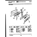 White-Westinghouse GF860NW1 backguard diagram