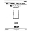 White-Westinghouse FU161LRW4 null diagram