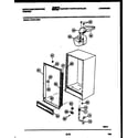 White-Westinghouse FU161LRW4 cabinet parts diagram