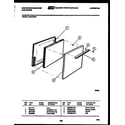 White-Westinghouse GF201ND2 door parts diagram