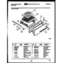 White-Westinghouse GF201ND2 broiler drawer parts diagram